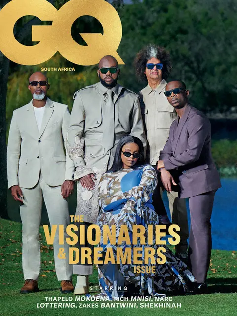 GQ South Africa July-August 2025 cover — men's lifestyle magazine