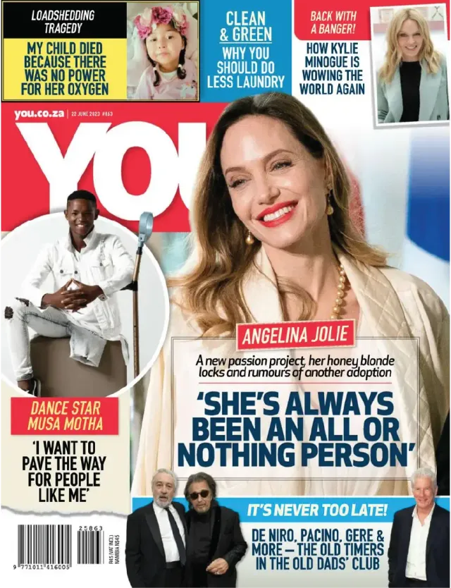 YOU magazine cover, South African weekly family and entertainment magazine