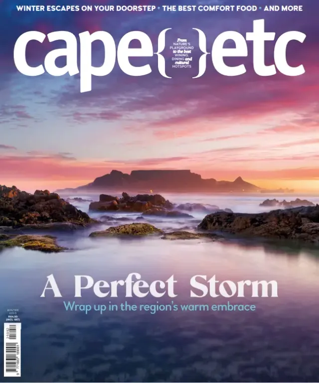 Cape Etc magazine cover, Western Cape lifestyle magazine
