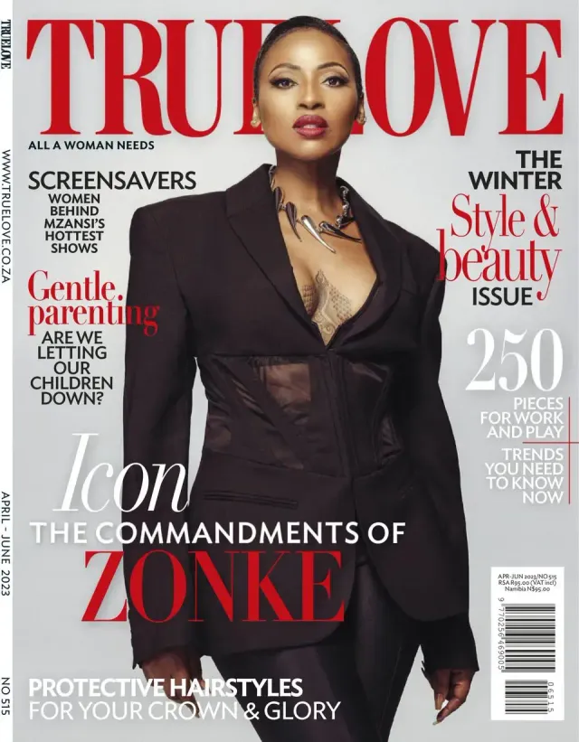 True Love magazine cover, South African women's lifestyle magazine