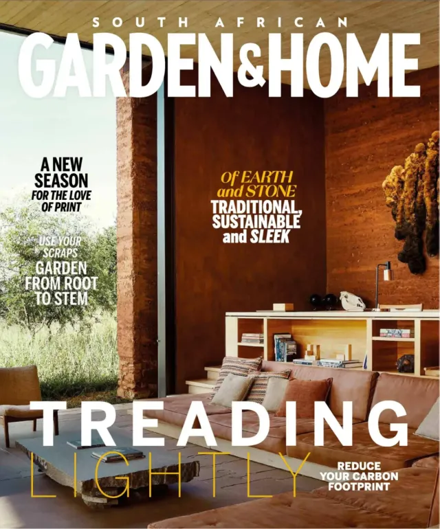 Garden & Home magazine cover, South African home and garden magazine