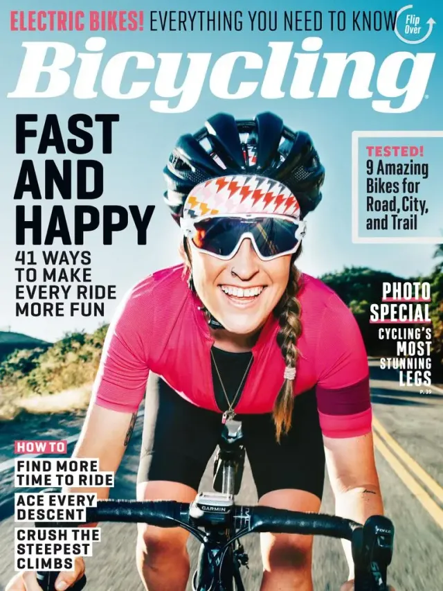 Bicycling South Africa magazine cover, cycling magazine