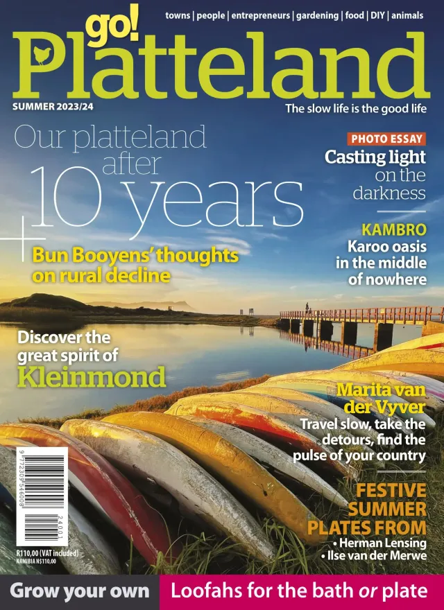 Go! Platteland magazine cover, South African country life magazine