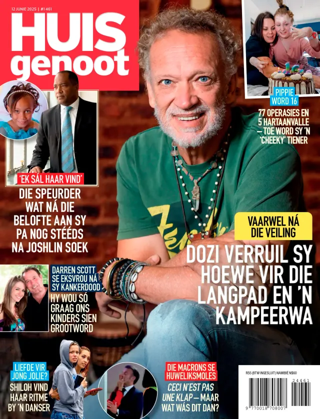 Huisgenoot magazine cover, Afrikaans weekly family magazine