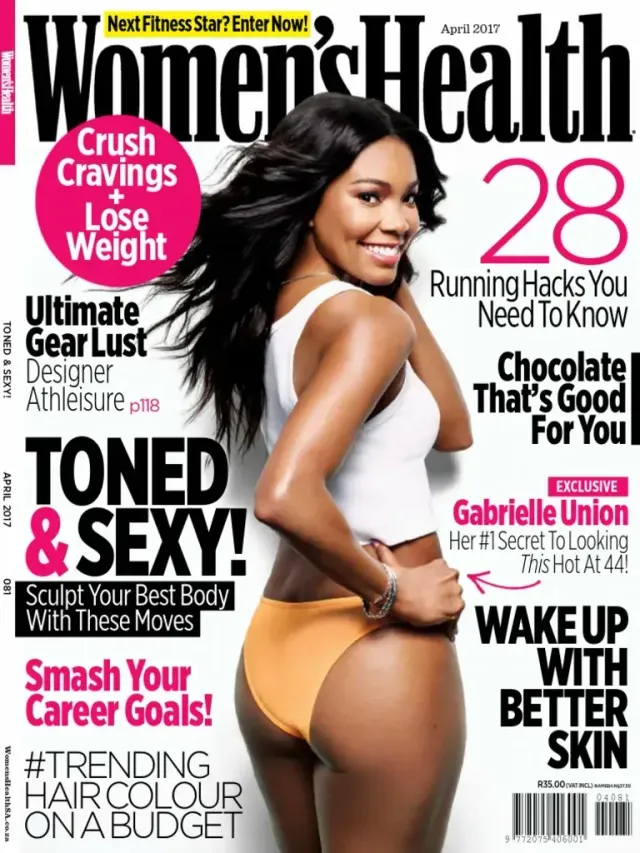 Women's Health magazine cover, women's fitness and wellness magazine