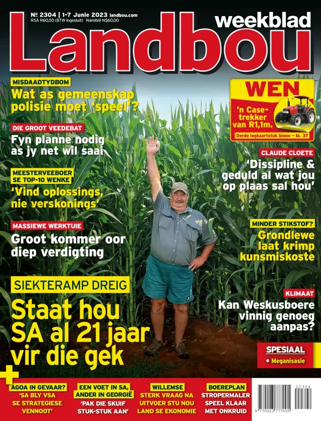 Landbouweekblad magazine cover, Afrikaans farming magazine